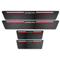 Kit Soleira Protetora Porta Premium Red Carbono - Creta Kit Soleira Protetora Porta Premium Red Carbono - Creta