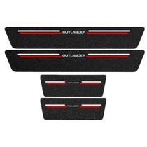 Kit Soleira Protetora Porta Premium Red PVC - Outlander