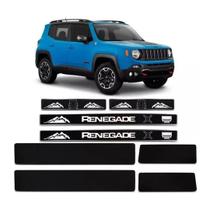 Kit Soleira Resinada Adesivo Porta Jeep Renegade 2015 2016 - URA