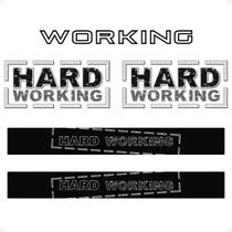 Kit Soleira Strada Hard Working 2014/2019 Adesivos Caçamba