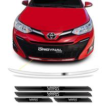 Kit Soleira Yaris Hatch Sedan 2018/2020 + Friso Para-choque Kit Soleira Yaris Hatch Sedan 2018/2020 + Friso Para-choque