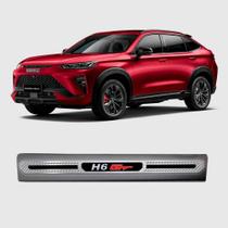 Kit Soleiras Elegance Np - Protetor Premium Carbono Haval H6 GT 2023 a 2025 Kit Soleiras Elegance Np - Protetor Premium Carbono Haval H6 GT 2023 a 2025