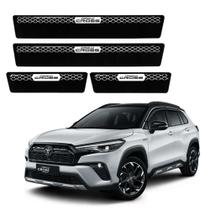 Kit Soleiras Elegance NP - Protetor Premium Corolla Cross 2022 a 2025