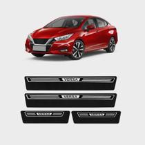 Kit Soleiras Elegance NP - Protetor Premium Nissan Versa 2021 a 2025