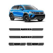 Kit Soleiras Elegance NP - Protetor Premium Taos 2021 à 2024