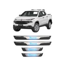 Kit Soleiras Led Azul Aço Inox KX3 - Toro 2017 a 2025 Kit Soleiras Led Azul Aço Inox KX3 - Toro 2017 a 2025
