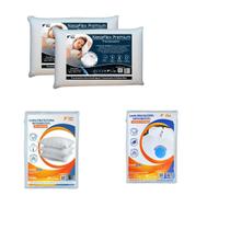 Kit Solteiro de Luxo 2 Trav. Nasa e 2 Capas Protetoras