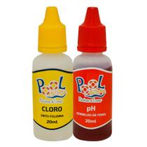 Kit Solução Cloro e pH para Piscina