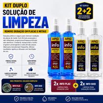 Kit Solução Para Limpeza De Placa Oxidada Leve e Pesada Com 4 Unidade Kit Solução Para Limpeza De Placa Oxidada Leve e Pesada Com 4 Unidade