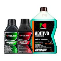 Kit Soluções para Radiador - Limpa Radiador + Selante para Radiador + Aditivo Sintético Pronto KOUBE