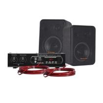 Kit Som Ambiente 200W Musical Ambience 2000 V2 Preto Hayonik