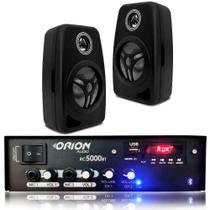 Kit Som Ambiente 300w Bluetooth + 2 Caixas Parede Som