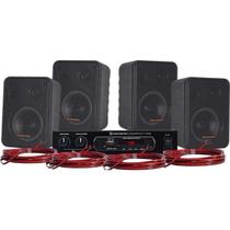 Kit Som Ambiente 400W Musical Ambience 4000 V2 Preto Hayonik - Honeywell