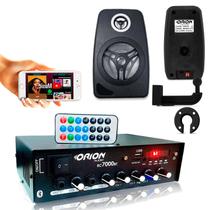 Kit Som Ambiente 500 Watts Bluetooth +16 Caixas Parede Preta