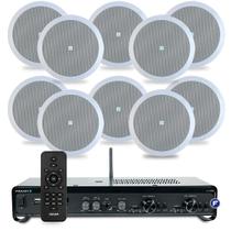 Kit Som Ambiente Bluetooth Area Gourmet Conexão Tv Optical Spotify Usb + 10 Arandelas Embutir Jbl Kit Som Ambiente Bluetooth Area Gourmet Conexão Tv Optical Spotify Usb + 10 Arandelas Embutir Jbl