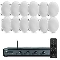 Kit Som Ambiente Frahm 4500 Slim 12 Cx Som Arandela Embutir Kit Som Ambiente Frahm 4500 Slim 12 Cx Som Arandela Embutir
