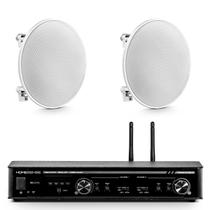 Kit Som Ambiente Home Sense 320.4 + 2 Som Arandela Embutir