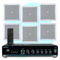 Kit Som Ambiente Jbl 4 Arandelas Embutir + Receiver Bluetooth Usb Sd Kit Som Ambiente Jbl 4 Arandelas Embutir + Receiver Bluetooth Usb Sd