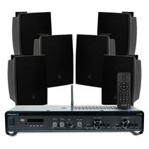 Kit Som Ambiente Jbl Para Area Gourmet Lojas Bluetooth Usb Sd Tv + 06 Caixas Jbl Acustica