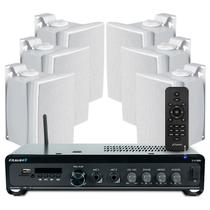Kit Som Ambiente Jbl Para Area Gourmet Lojas Bluetooth Usb Sd Tv + 6 Caixas Jbl Acustica