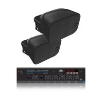 Kit som ambiente leson lsa 7000 com 2 caixas bsa aw4 preta