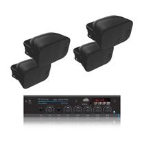 Kit som ambiente leson lsa 7000 com 4 caixas bsa aw4 preta