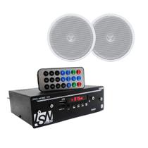 Kit Som Ambiente Receiver Pro Home + 2 Arandelas Coaxial Kit Som Ambiente Receiver Pro Home + 2 Arandelas Coaxial