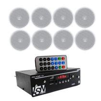 Kit Som Ambiente Receiver Pro Home + 8 Arandelas Coaxial Kit Som Ambiente Receiver Pro Home + 8 Arandelas Coaxial