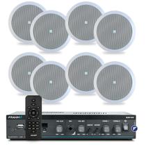 Kit Som Ambiente Teto Gesso Embutir Frahm Slim 1600 Bluetooth + 8 Arandelas Jbl Kit Som Ambiente Teto Gesso Embutir Frahm Slim 1600 Bluetooth + 8 Arandelas Jbl