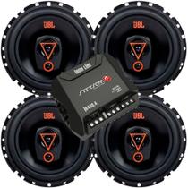 Kit Som Automotivo Jbl 4 Alto Falantes Jbl 200w Rms Potencia + Modulo Stetsom ir400.4
