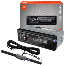 Kit Som Automotivo Jbl Radio Bluetooth Usb Mp3 Player Atende Celular + Antena Stetsom Eletronica Kit Som Automotivo Jbl Radio Bluetooth Usb Mp3 Player Atende Celular + Antena Stetsom Eletronica