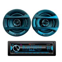 Kit Som Automotivo MP3/BT/USB NQ533BD + Alto Falantes Coaxial NSF523 5 Polegadas - Nakamichi Kit Som Automotivo MP3/BT/USB NQ533BD + Alto Falantes Coaxial NSF523 5 Polegadas - Nakamichi