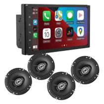 Kit Som Automotivo Mp5 2Din Android e 4 Alto Falantes 6 220W Rms Kit Som Automotivo Mp5 2Din Android e 4 Alto Falantes 6 220W Rms