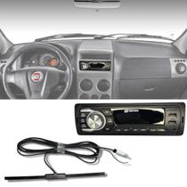 Kit Som Automotivo Radio Fm Antena Eletrica Interna Kit Som Automotivo Radio Fm Antena Eletrica Interna