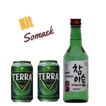 Kit Somaek (2 Cervejas + 1 Soju)