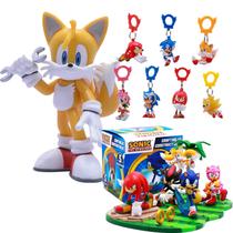 Kit Sonic: Boneco Tails + Chaveiro + Mini Figura - DC Toys - Craftables