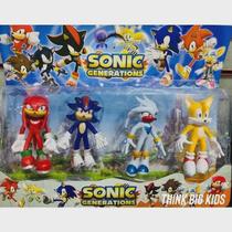 Kit Sonic com 4 Bonecos 12 cm - Toys