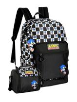 Kit Sonic Completo: Mochila E Lancheira