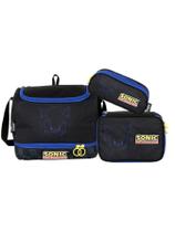 Kit Sonic Lancheira Térmica + Estojo Box E Estojo Triplo Kit Sonic Lancheira Térmica + Estojo Box E Estojo Triplo