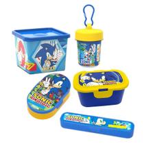 Kit Sonic Volta Aulas Copinho Lancheira Pote Marmita Estojo Hello Kitty - Kit Sonic Volta Aulas Copinho Lancheira Pote Marmita Estojo Hello Kitty -