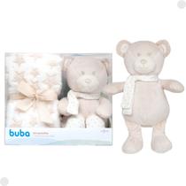 Kit Soninho Ursinho com Mantinha Bege Para Bebês 18069 - Buba