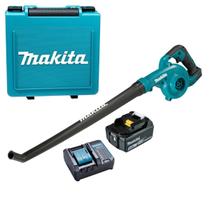 Kit Soprador à Bateria DUB186Z-P + 1 Bateria 18V 5Ah + Carregador DC18WC Bivolt + Maleta Plástica Makita