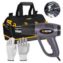 Kit Soprador Térmico 1500w Com Bolsa Para Ferramentas E Luva De Malha