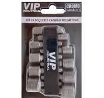 Kit soquete com 10 canhão milímetros