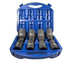 Kit soquete de impacto 3/4 8 pcs (19/22/24/27/30/32/33/36) rota 376
