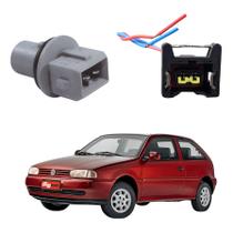 Kit Soquete E Conector Lanterna Lâmpadat10 Pingo Gol 80 - 95