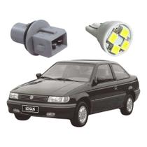 Kit Soquete E Lâmpada Led T10 Pingão Volkswagen Logus 1993