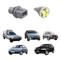 Kit Soquete E Lâmpada T10 Led Pingo Linha Fiat Kit Soquete E Lâmpada T10 Led Pingo Linha Fiat