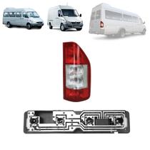 Kit soquete + lanterna traseira sprinter 2002 a 2012 lado direito (bicolor)