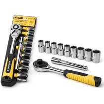 Kit Soquetes e Catraca Encaixe 1/2" 12 Peças - BOM-3210 - BOMVINK